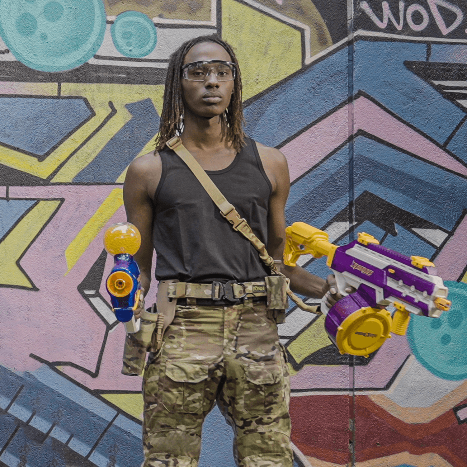 बाइंडिंग बैंड के साथ सामरिक सिंगल-पॉइंट स्लिंग